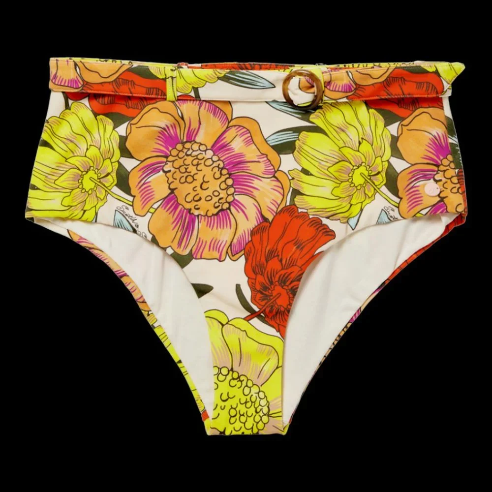 NWT Scotch & Soda - Allover Printed High-Waist Bikini Bottom - Combo J - Picture 1 of 2